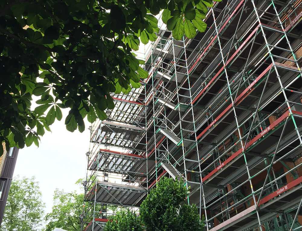Säker Scaffolding Projects byggställning i Göteborg